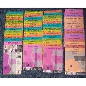 Vintage Organ Sheet Music Lot Of 50+ Kimball Swinger Organ Course Fun Pack